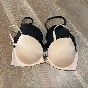 Victoria's Secret Tan Black Bra Set Bundle